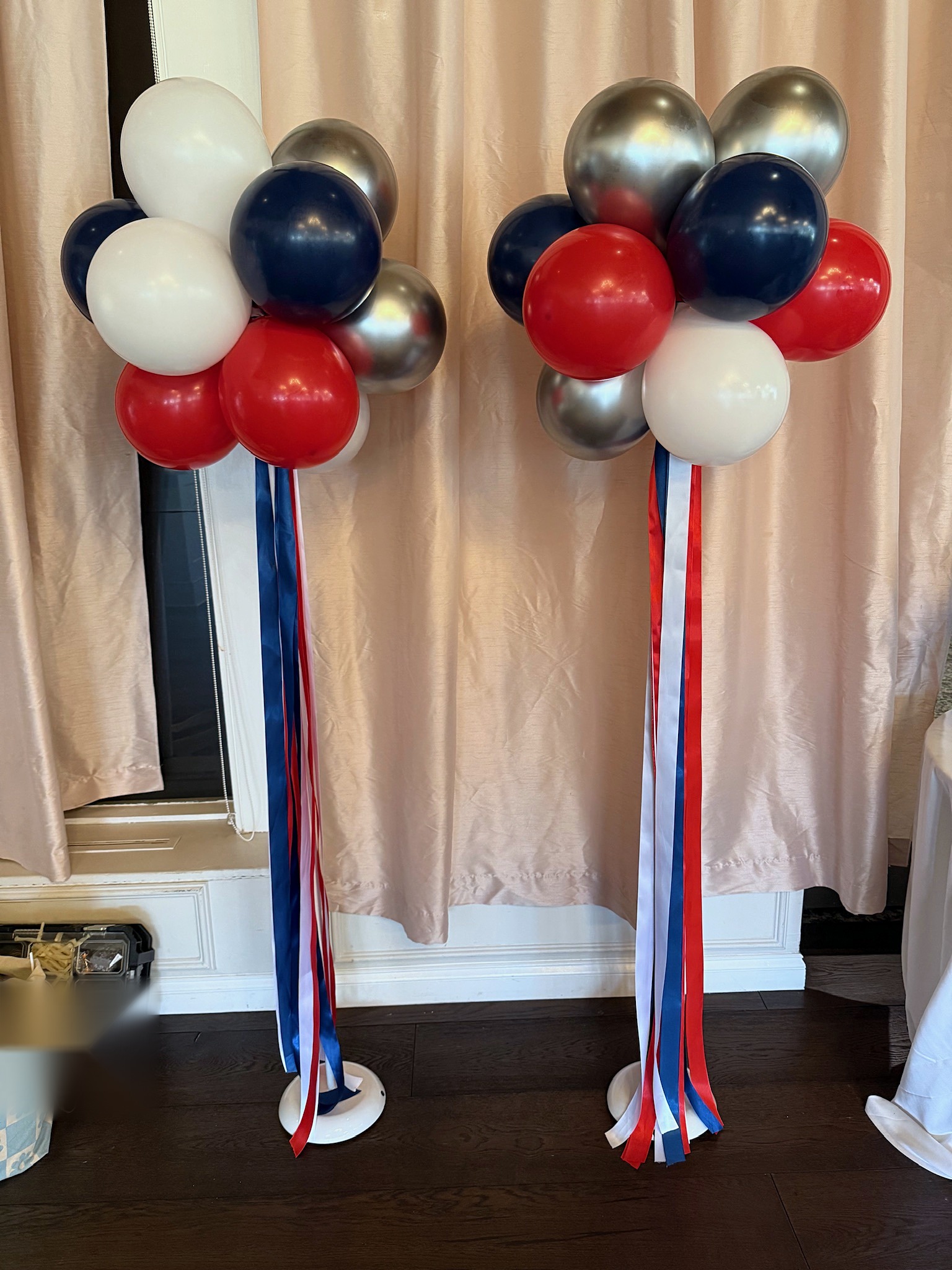 Tabletop balloon topiary centerpiece by Boston Balloon Factory